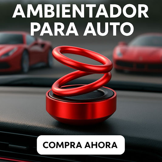 AMBIENTADOR AUTOMATICO PARA AUTO CON PANEL SOLAR