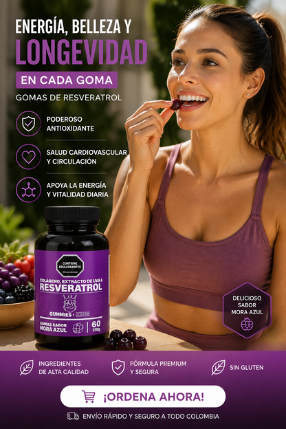 Resveratrol Gomas Envase 60 Und