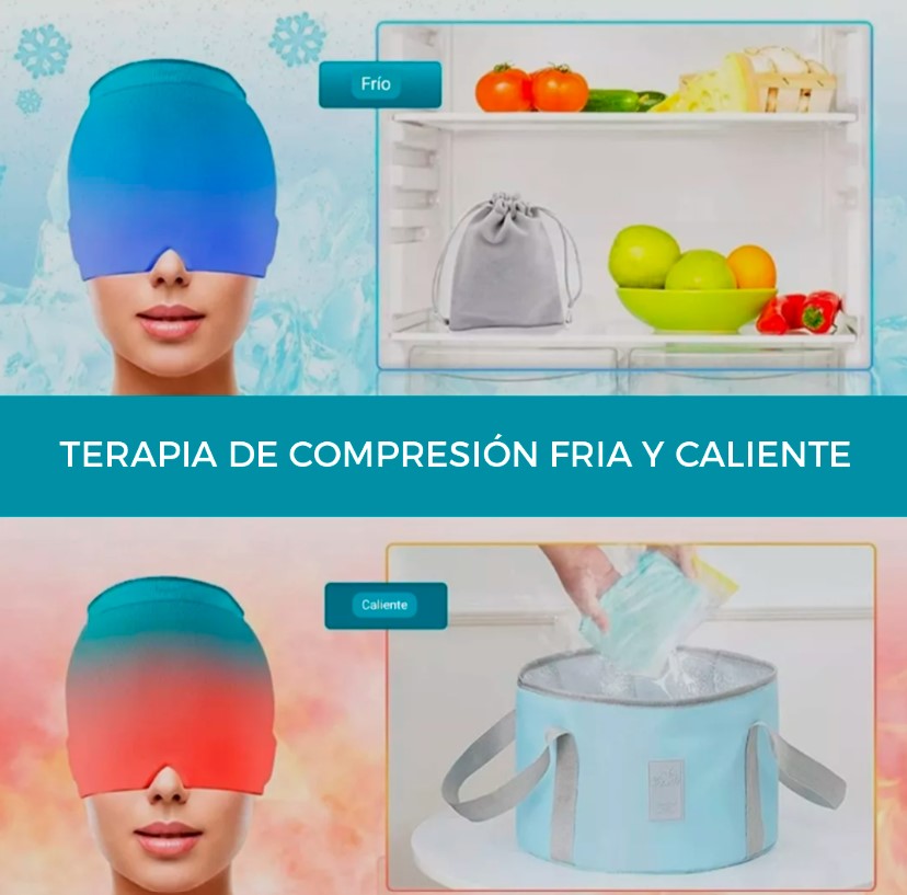 NUEVO GORRO DE GEL PARA MIGRAÑA Y DOLOR DE CA