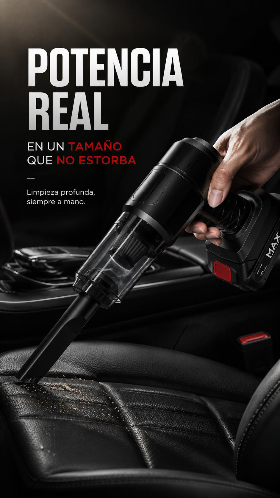 ASPIRADORA DE MANO PORTATIL