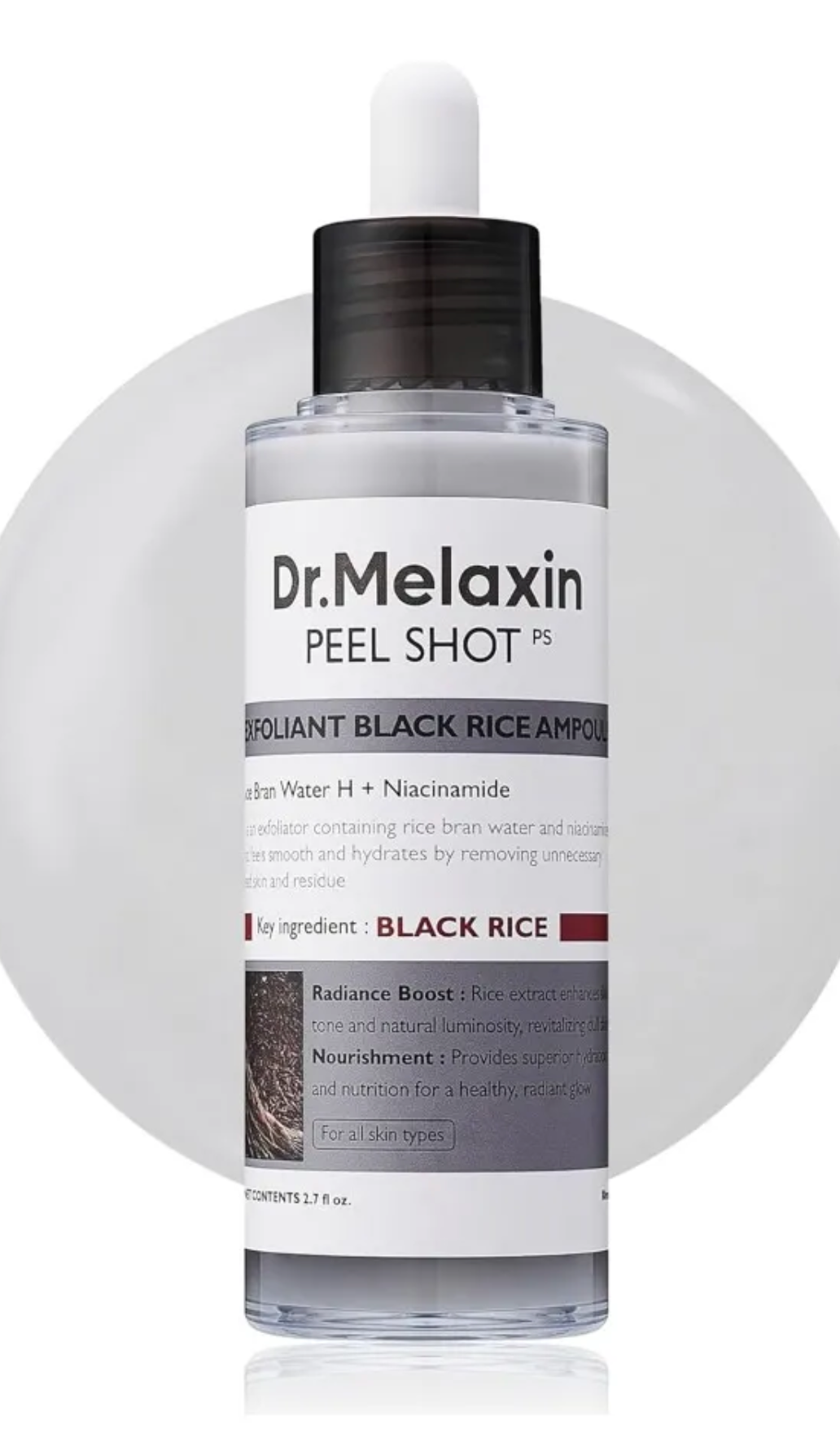 EXFOLIANTE PEEL SHOT DE ARROZ NEGRO