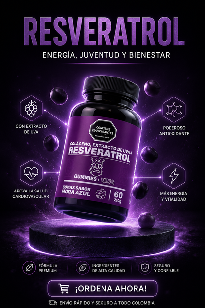 Resveratrol Gomas Envase 60 Und