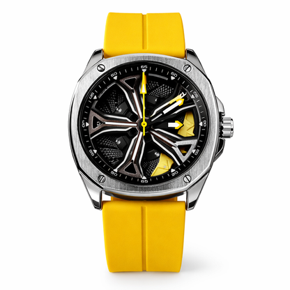 RELOJ DISEÑO RIN DEPORTIVO